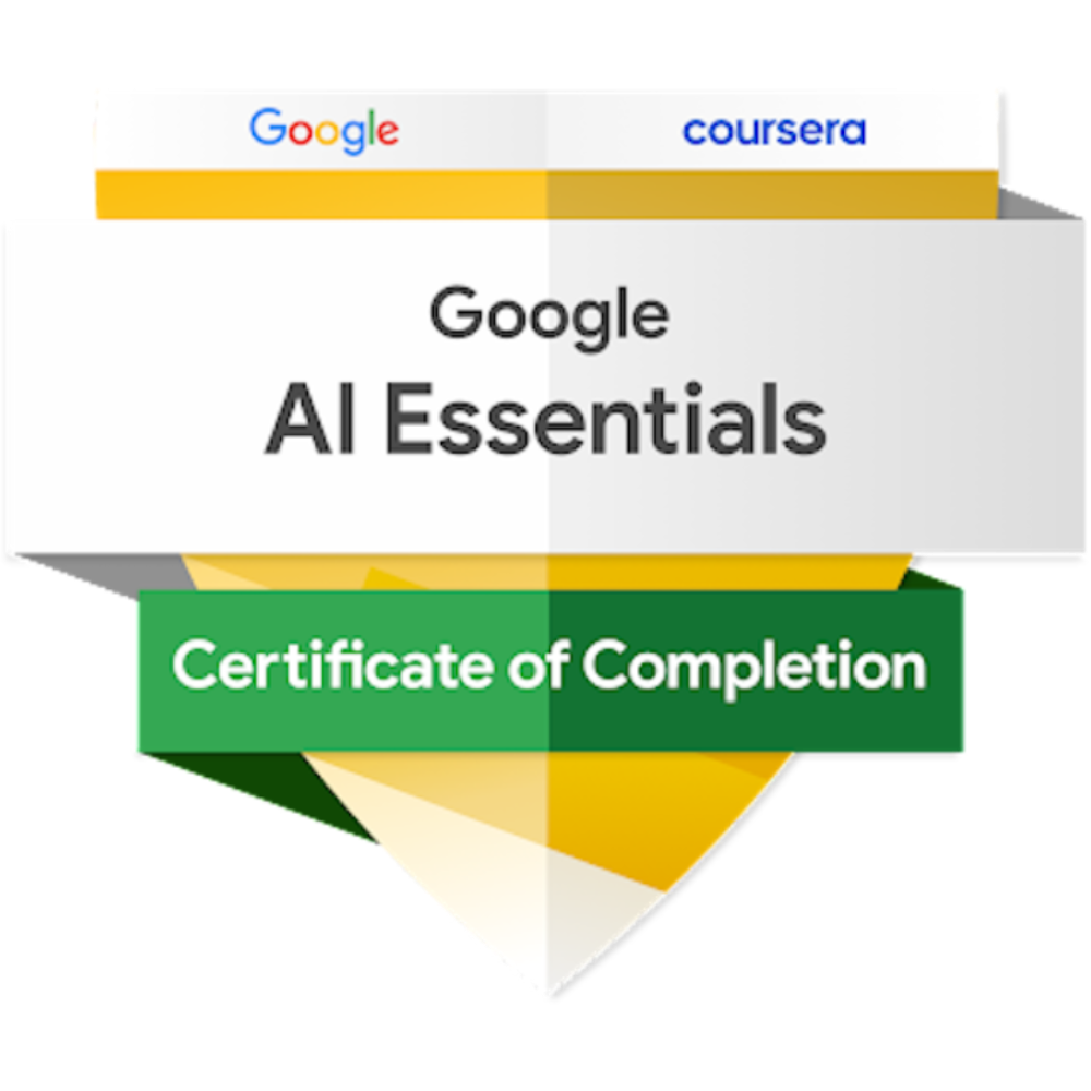 Google AI Essentials badge