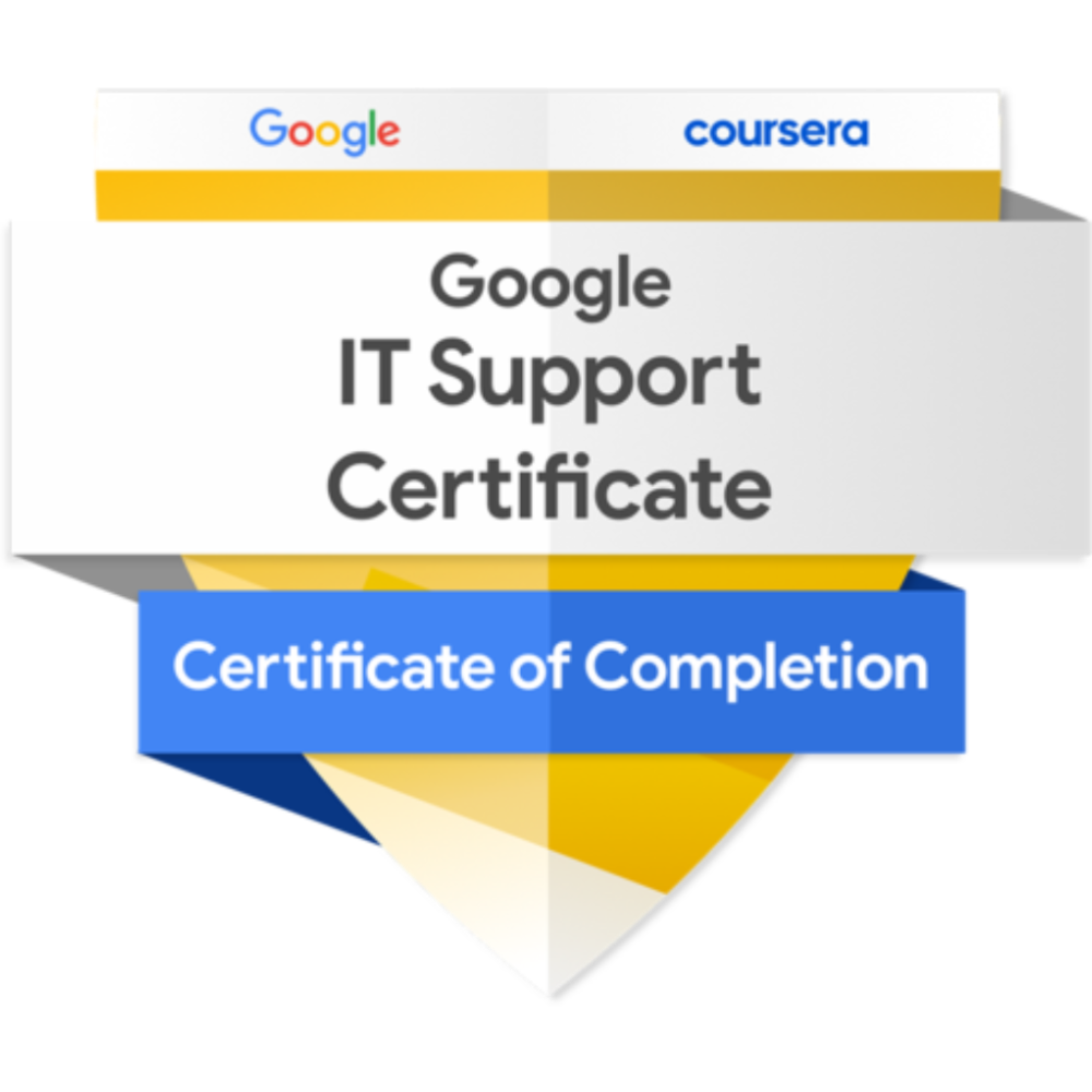 Google IT Support badge